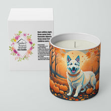 Load image into Gallery viewer, White German Shepherd Fall Decorative Soy Candle