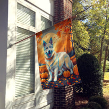 Load image into Gallery viewer, White German Shepherd Fall House Flag