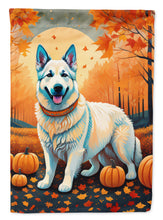 Load image into Gallery viewer, White German Shepherd Fall House Flag