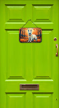 Load image into Gallery viewer, White German Shepherd Fall Wall or Door Hanging Prints