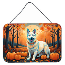 Load image into Gallery viewer, White German Shepherd Fall Wall or Door Hanging Prints