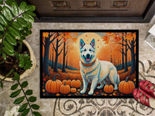 Load image into Gallery viewer, White German Shepherd Fall Doormat - 24x36 Decorative Floor Mat – Indoor/Outdoor Rug with Artistic Flair