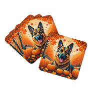 Load image into Gallery viewer, German Shepherd Fall Foam Coaster