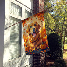 Load image into Gallery viewer, Golden Retriever Fall House Flag
