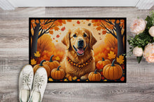 Load image into Gallery viewer, Golden Retriever Fall Doormat - 24x36 Decorative Floor Mat – Indoor/Outdoor Rug with Artistic Flair