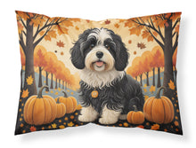 Load image into Gallery viewer, Havanese Fall Fabric Standard Pillowcase – Artistic Decorative Front, White Back
