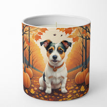 Load image into Gallery viewer, Jack Russell Terrier Fall Decorative Soy Candle