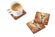 Load image into Gallery viewer, Jack Russell Terrier Fall Foam Coaster