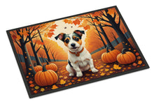 Load image into Gallery viewer, Jack Russell Terrier Fall Doormat - 24x36 Decorative Floor Mat – Indoor/Outdoor Rug with Artistic Flair