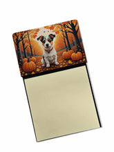 Load image into Gallery viewer, Jack Russell Terrier Fall Sticky Note Holder- Refiilable Desk Accessory Note Pad