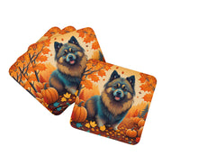 Load image into Gallery viewer, Keeshond Fall Foam Coaster