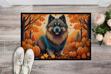 Load image into Gallery viewer, Keeshond Fall Doormat -  18x27 Decorative Floor Mat – Indoor/Outdoor Rug