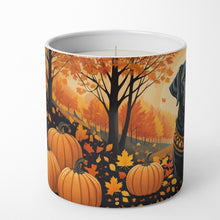 Load image into Gallery viewer, Black Labrador Retriever Fall Decorative Soy Candle