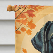 Load image into Gallery viewer, Black Labrador Retriever Fall House Flag