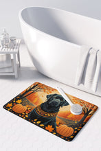 Load image into Gallery viewer, Black Labrador Retriever Fall Memory Foam Kitchen Mat