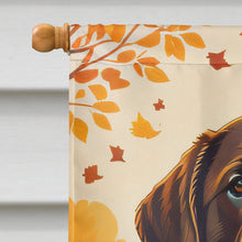 Load image into Gallery viewer, Chocolate Labrador Retriever Fall House Flag