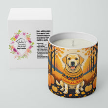 Load image into Gallery viewer, Yellow Labrador Retriever Fall Decorative Soy Candle