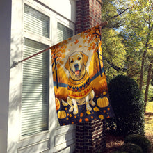 Load image into Gallery viewer, Yellow Labrador Retriever Fall House Flag