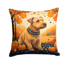 Load image into Gallery viewer, Lakeland Terrier Fall Fabric Decorative Pillow