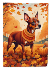 Load image into Gallery viewer, Red Miniature Pinscher Fall House Flag