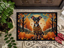 Load image into Gallery viewer, Miniature Pinscher Fall Doormat - 24x36 Decorative Floor Mat – Indoor/Outdoor Rug with Artistic Flair