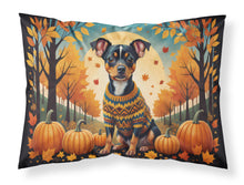 Load image into Gallery viewer, Miniature Pinscher Fall Fabric Standard Pillowcase – Artistic Decorative Front, White Back