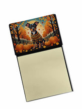 Load image into Gallery viewer, Miniature Pinscher Fall Sticky Note Holder- Refiilable Desk Accessory Note Pad
