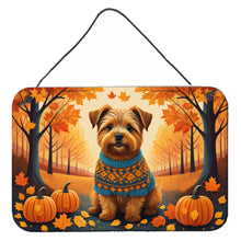 Load image into Gallery viewer, Norfolk Terrier Fall Wall or Door Hanging Prints