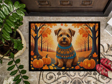 Load image into Gallery viewer, Norfolk Terrier Fall Doormat - 24x36 Decorative Floor Mat – Indoor/Outdoor Rug with Artistic Flair