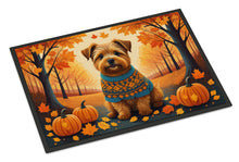 Load image into Gallery viewer, Norfolk Terrier Fall Doormat -  18x27 Decorative Floor Mat – Indoor/Outdoor Rug