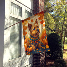 Load image into Gallery viewer, Norwich Terrier Fall House Flag