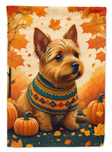 Load image into Gallery viewer, Norwich Terrier Fall House Flag