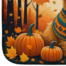 Load image into Gallery viewer, Norwich Terrier Fall Dish Drying Mat
