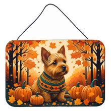 Load image into Gallery viewer, Norwich Terrier Fall Wall or Door Hanging Prints
