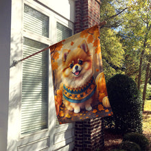 Load image into Gallery viewer, Pomeranian Fall House Flag