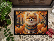 Load image into Gallery viewer, Pomeranian Fall Doormat -  18x27 Decorative Floor Mat – Indoor/Outdoor Rug