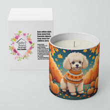 Load image into Gallery viewer, Poodle Fall Decorative Soy Candle