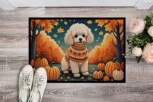 Load image into Gallery viewer, Poodle Fall Doormat - 24x36 Decorative Floor Mat – Indoor/Outdoor Rug with Artistic Flair