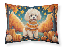 Load image into Gallery viewer, Poodle Fall Fabric Standard Pillowcase – Artistic Decorative Front, White Back