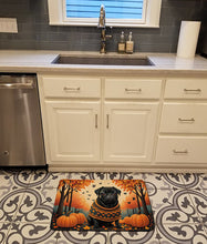 Load image into Gallery viewer, Black Pug Fall Memory Foam Kitchen Mat