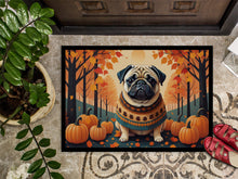 Load image into Gallery viewer, Fawn Pug Fall Doormat - 24x36 Decorative Floor Mat – Indoor/Outdoor Rug with Artistic Flair