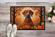Load image into Gallery viewer, Rhodesian Ridgeback Fall Doormat -  18x27 Decorative Floor Mat – Indoor/Outdoor Rug