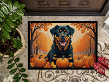 Load image into Gallery viewer, Rottweiler Fall Doormat - 24x36 Decorative Floor Mat – Indoor/Outdoor Rug with Artistic Flair