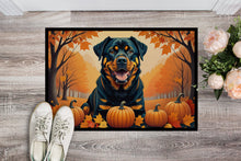 Load image into Gallery viewer, Rottweiler Fall Doormat -  18x27 Decorative Floor Mat – Indoor/Outdoor Rug