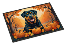 Load image into Gallery viewer, Rottweiler Fall Doormat -  18x27 Decorative Floor Mat – Indoor/Outdoor Rug