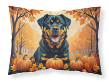 Load image into Gallery viewer, Rottweiler Fall Fabric Standard Pillowcase – Artistic Decorative Front, White Back