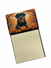 Load image into Gallery viewer, Rottweiler Fall Sticky Note Holder- Refiilable Desk Accessory Note Pad
