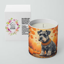 Load image into Gallery viewer, Schnauzer Fall Decorative Soy Candle