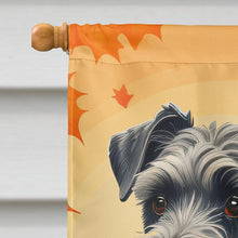 Load image into Gallery viewer, Schnauzer Fall House Flag