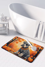 Load image into Gallery viewer, Schnauzer Fall Memory Foam Kitchen Mat